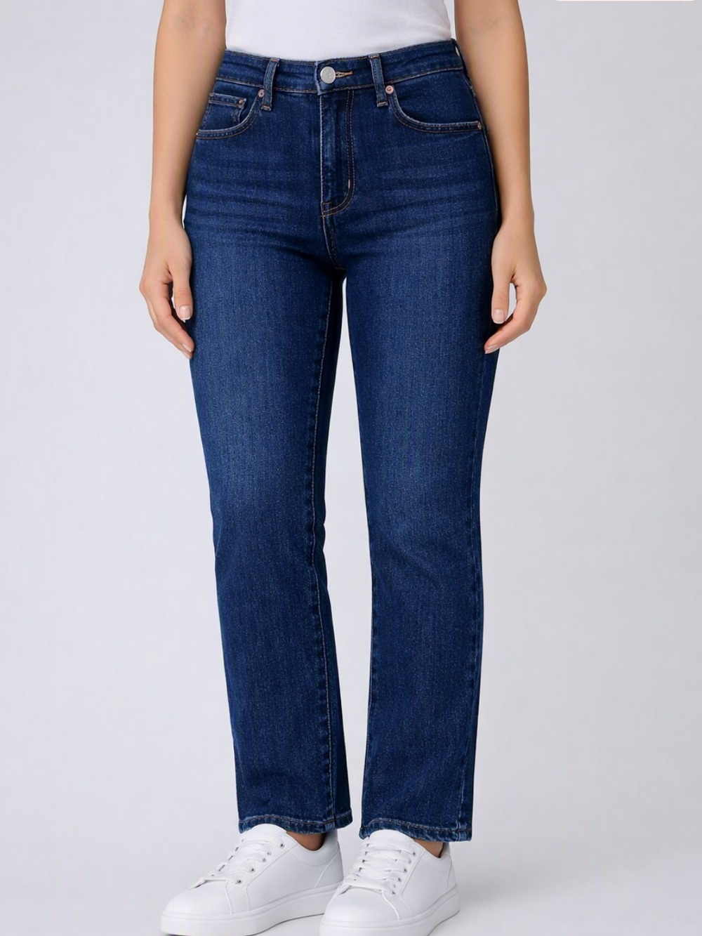 Mavi Scarlett Super High Rise Super Skinny Jeans Dark Wash Stretch Denim 27/29